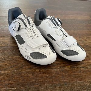 Giro Espada Boa Women's Cycling Bike Shoes Size US 6.5 EU 37.5 White/Silver New